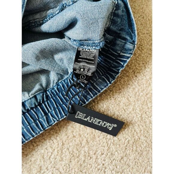 NWT BlankNYC Evereve Wondering Why Denim Jacket sz L - Picture 12 of 14